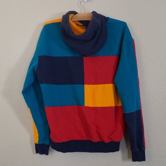 Urban Outfitters Men's Colorblock Hoodie Cotton S Unisex - Picture 4 of 8